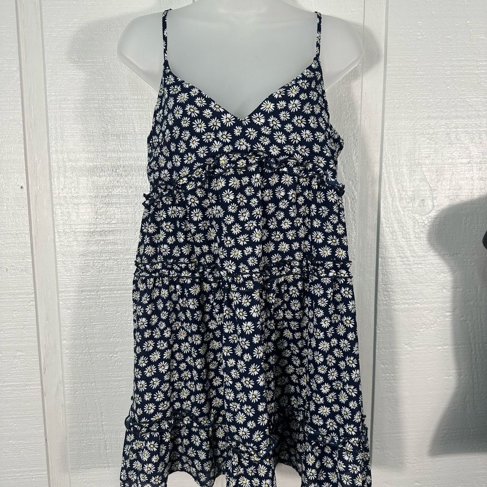 ROWA Navy Floral Spaghetti Strap Babydoll Dress Size XL NWT - Picture 2 of 11